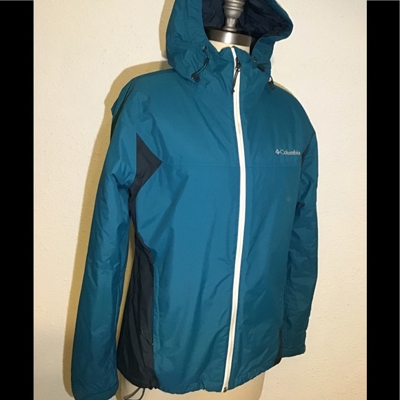 Columbia Other - Columbia teal/black thermal coil soft shell unisex coat size medium